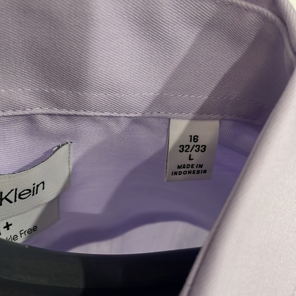 NEW Calvin Klein Men's Dress Shirt Slim Fit Non Iron Solid French Cuff - 16 - Picture 10 of 13